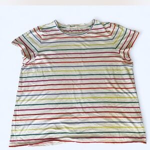 Marine Layer Multicolor Striped Tee